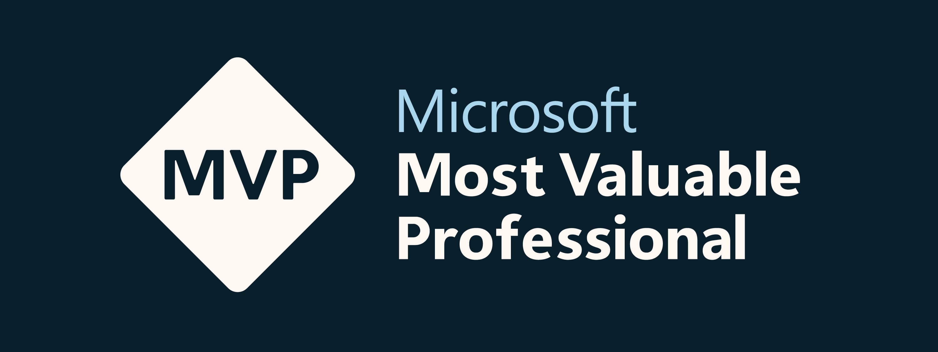 Microsoft Most Valuable Professional badge